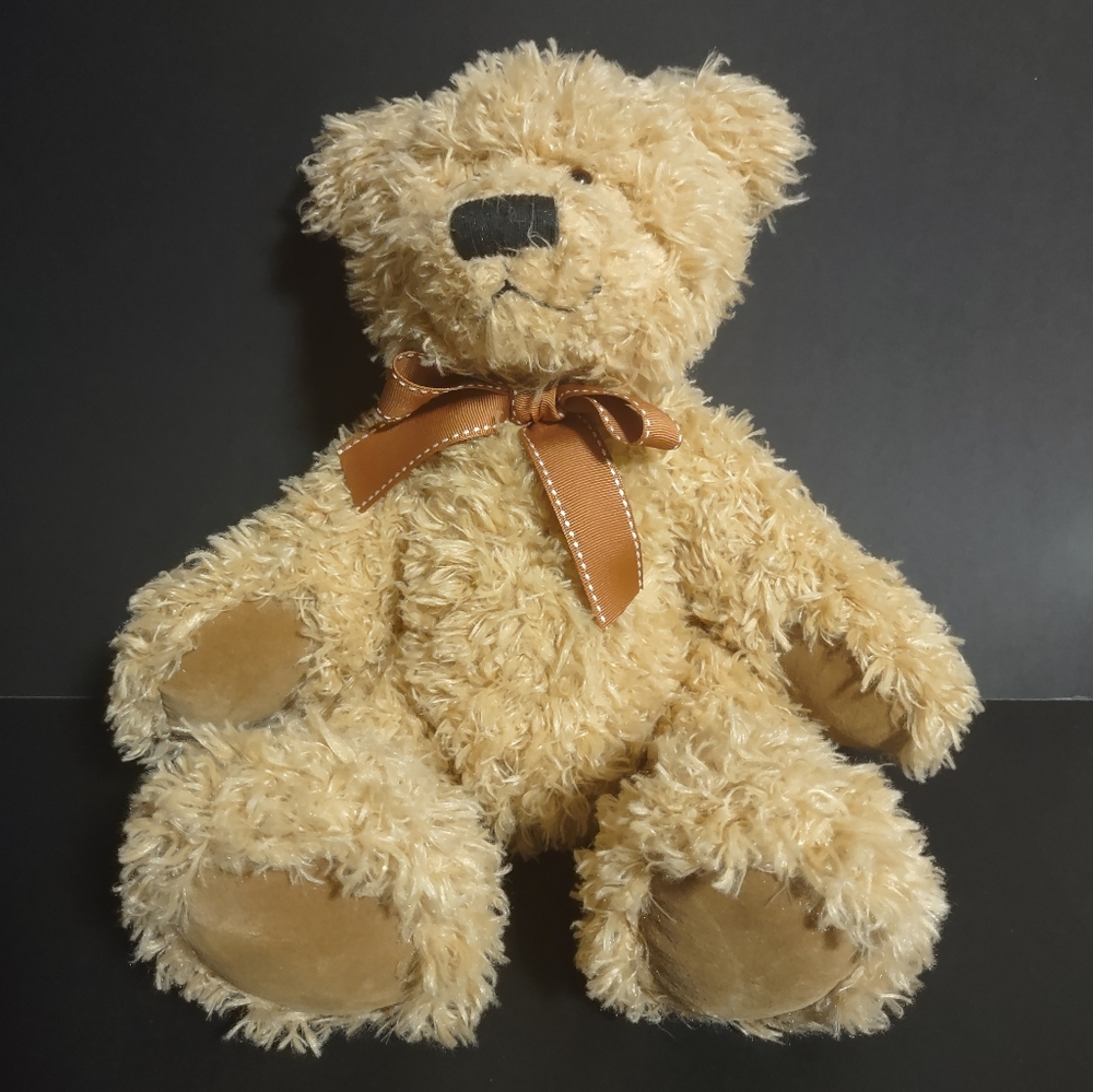 Russ bear Berrie Make Somebody Happy Brawson Vintage Brown Teddy Bear Soft Toy